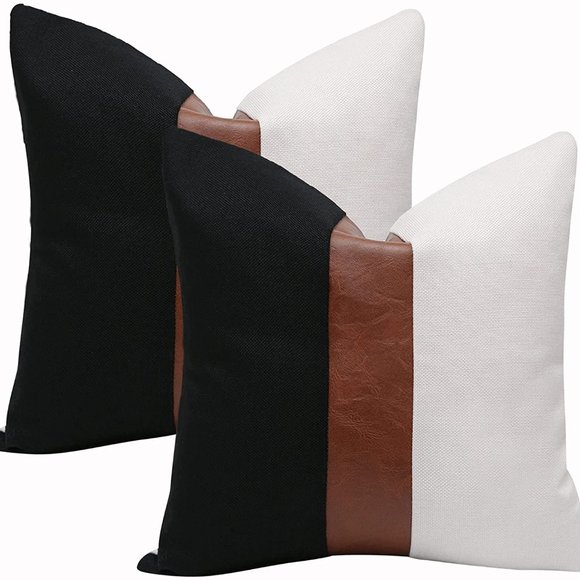 New 2 Modern Boho Decor Cushion Covers - Picture 3 of 4